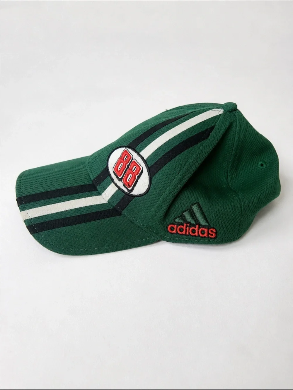 Dale Earnhardt Jr. #88 Adidas NASCAR Green Racing Hat Adjustable Mountain Dew